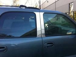 Quality Automotive Accessories - QAA PP40198 4Pc Stainless Steel Pillar Trim for 00-06 Chevrolet Suburban - Image 1