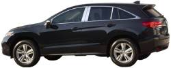 Quality Automotive Accessories - QAA PP13270 4Pc Stainless Steel Pillar Trim for 2013-2018 Acura RDX - Image 2