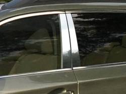 Quality Automotive Accessories - QAA PP16480 4Pc Stainless Steel Pillar Trim for 2015-2019 Subaru Outback - Image 1