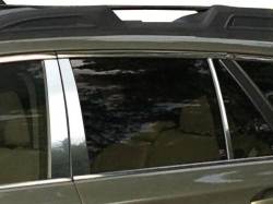 Quality Automotive Accessories - QAA PP16481 6Pc Stainless Steel Pillar Trim for 2015-2019 Subaru Outback - Image 1