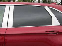 Quality Automotive Accessories - QAA PP55613 6Pc Stainless Steel Pillar Trim for 2015-2024 Ford Edge - Image 1