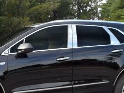 Quality Automotive Accessories - QAA PP57263 12Pc Stainless Steel Pillar Trim for 2017-2025 Cadillac XT5 - Image 1