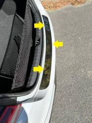 Quality Automotive Accessories - QAA RB71805 1Pc Stainless Steel Rear Bumper Trim for 2021-2025 Kia K5 - Image 1