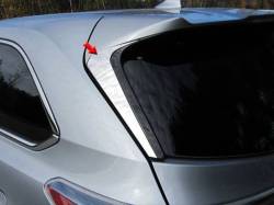 Quality Automotive Accessories - QAA RW14110 2Pc Stainless Steel Rear Window Trim for Toyota Highlander - Image 1