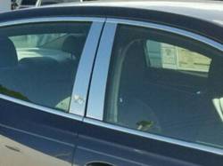 Quality Automotive Accessories - QAA PP57520 4Pc Stainless Steel Pillar Trim for 2017-2019 Buick LaCrosse - Image 1