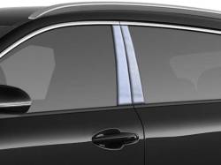 Quality Automotive Accessories - QAA PP17825 4Pc Stainless Steel Pillar Trim for 2017-2022 Kia Niro - Image 1