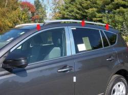 Quality Automotive Accessories - QAA WP12700 22Pc Stainless Steel Window Trim for 2012-2017 Toyota Prius V - Image 2