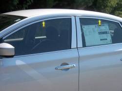 Quality Automotive Accessories - QAA WP12700 22Pc Stainless Steel Window Trim for 2012-2017 Toyota Prius V - Image 5