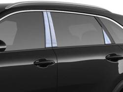 Quality Automotive Accessories - QAA PP17826 6Pc Stainless Steel Pillar Trim for 2017-2022 Kia Niro - Image 1