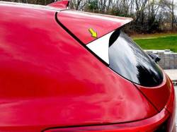 Quality Automotive Accessories - QAA RW16176 2Pc Stainless Steel Rear Window Trim for 2016-2023 Toyota Tacoma - Image 7