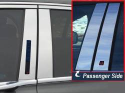 Quality Automotive Accessories - QAA PP57680 4Pc Stainless Steel Pillar Trim for 2017-2020 Lincoln Continental - Image 1