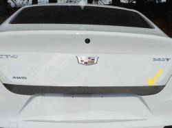 Quality Automotive Accessories - QAA RD60245 1Pc Stainless Steel Rear Bumper Accent for 2020-2025 Cadillac CT4 - Image 1