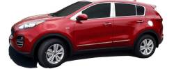 Quality Automotive Accessories - QAA PP17835 4Pc Stainless Steel Pillar Trim for 2017-2022 Kia Sportage - Image 2