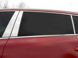 Quality Automotive Accessories - QAA PP17836 6Pc Stainless Steel Pillar Trim for 2017-2022 Kia Sportage - Image 1