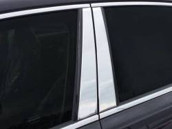 Quality Automotive Accessories - QAA PP17845 4Pc Stainless Steel Pillar Trim for 2017-2020 Kia Cadenza - Image 1