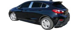Quality Automotive Accessories - QAA PP57803 10Pc Stainless Steel Pillar Trim for 2017-2019 Chevrolet Cruze - Image 4