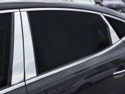 Quality Automotive Accessories - QAA PP17846 6Pc Stainless Steel Pillar Trim for 2017-2020 Kia Cadenza - Image 1