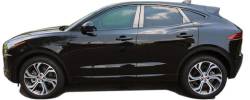 Quality Automotive Accessories - QAA PP18091 6Pc Stainless Steel Pillar Trim for 2018-2024 Jaguar E-Pace - Image 2
