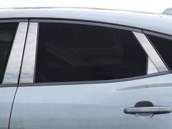 Quality Automotive Accessories - QAA PP18092 8Pc Stainless Steel Pillar Trim for 2018-2024 Jaguar E-Pace - Image 1
