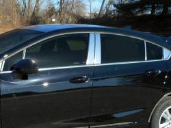 Quality Automotive Accessories - QAA PP57805 14Pc Stainless Steel Pillar Trim for 2017-2019 Chevrolet Cruze - Image 1