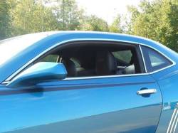 Quality Automotive Accessories - QAA WP24801 4Pc Stainless Steel Window Trim for 2004-2010 Kia Amanti - Image 1