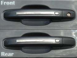 Quality Automotive Accessories - QAA DH59175 4Pc Stainless Door Handle Trim for 2019-2025 Chevrolet Silverado - Image 1