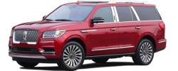 Quality Automotive Accessories - QAA PP58384 6Pc Stainless Steel Pillar Trim for 2018-2024 Lincoln Navigator - Image 2