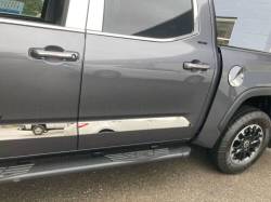 Quality Automotive Accessories - QAA DH72145 4Pc Stainless Steel Door Handle Insert for 2022-2025 Toyota Tundra - Image 1