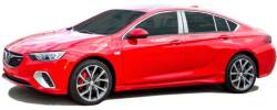Quality Automotive Accessories - QAA PP58576 6Pc Stainless Steel Pillar Trim for 2018-2020 Buick Regal - Image 2