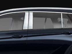 Quality Automotive Accessories - QAA PP58578 6Pc Stainless Steel Pillar Trim for 2018-2020 Buick Regal - Image 1