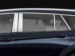 Quality Automotive Accessories - QAA PP58579 8Pc Stainless Steel Pillar Trim for 2018-2020 Buick Regal - Image 1