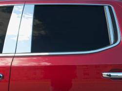 Quality Automotive Accessories - QAA PP59171 6Pc Stainless Steel Pillar Trim for 2019-2025 Chevrolet Silverado - Image 1