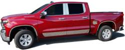 Quality Automotive Accessories - QAA PP59171 6Pc Stainless Steel Pillar Trim for 2019-2025 Chevrolet Silverado - Image 2