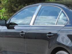 Quality Automotive Accessories - QAA WS10135 8Pc Stainless Steel Window Sill Trim for 2010-2015 Toyota Prius - Image 1