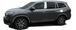 Quality Automotive Accessories - QAA FB16260 1Pc Stainless Steel Front Bumper Accent for 2019-2022 Honda Pilot - Image 3