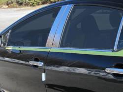Quality Automotive Accessories - QAA WS12700 8Pc Stainless Steel Window Sill Trim for 2012-2017 Toyota Prius V - Image 2