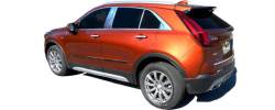Quality Automotive Accessories - QAA PP59211 6Pc Stainless Steel Pillar Trim for 2019-2025 Cadillac XT4 - Image 3