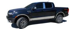Quality Automotive Accessories - QAA PP59346 6Pc Stainless Steel Pillar Trim for 2019-2023 Ford Ranger - Image 2