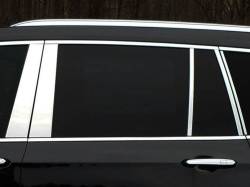 Quality Automotive Accessories - QAA PP60213 10Pc Stainless Steel Pillar Trim for 2020-2025 Cadillac XT6 - Image 1