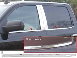 Quality Automotive Accessories - QAA WS50100 2Pc Stainless Steel Window Sill Trim for 2010-2015 Chevy Camaro - Image 3