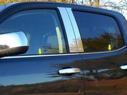 Quality Automotive Accessories - QAA WS54184 4Pc Stainless Steel Window Sill Trim for 2014-2018 Chevy Silverado - Image 2