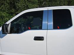 Quality Automotive Accessories - QAA WS55150 4Pc Stainless Steel Window Sill Trim for 15-22 Chevy Colorado - Image 1