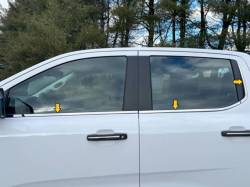 Quality Automotive Accessories - QAA WS63323 4Pc Stainless Steel Window Sill Trim for 2023-2025 Ford Super Duty - Image 3