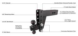 BulletProof Hitches - BulletProof HD306 3.0" Heavy Duty 6" Drop Or Rise Hitch - Image 7