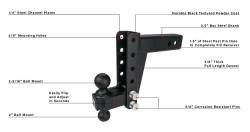 BulletProof Hitches - BulletProof MD256 2.0" Medium Duty 6" Drop Or Rise Hitch - Image 6