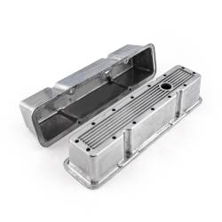 Speedmaster - Speedmaster PCE314.1070.08 Chevy SBC 350 Polished Alum Ribbed VC Tall Hole - Image 2