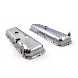 Speedmaster - Speedmaster PCE314.1055 Chevy BBC 454 Chrome Valve Cover Short Baffled - Image 2