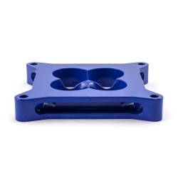 Speedmaster - Speedmaster PCE120.1008.03 1" 4150 CNC Carb Spacer Square Bore 4 Port Blue - Image 2