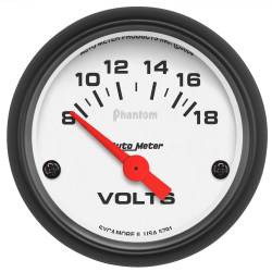 AutoMeter - AutoMeter 5791 Air Core Phantom Electric Volt Meter Gauge 8-18V 2-1/16" - Image 1