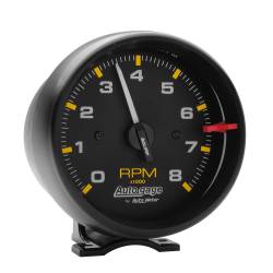 AutoMeter - AutoMeter 2300 Autogage Tachometer Pedestal Gauge Black 0-8000RPM 3-3/4" - Image 1